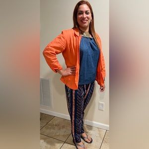 Guess brand 100% linen jacket size XL